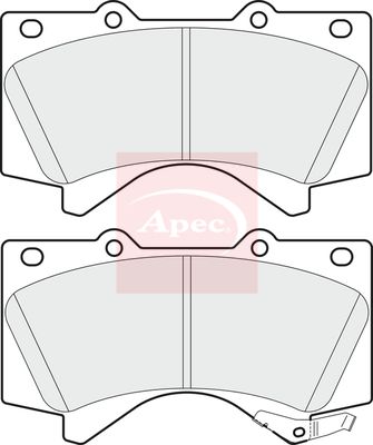 Apec PAD1761 Brake Pad Set, disc brake - 1