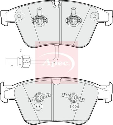 Apec PAD1765 Brake Pad Set, disc brake - 1
