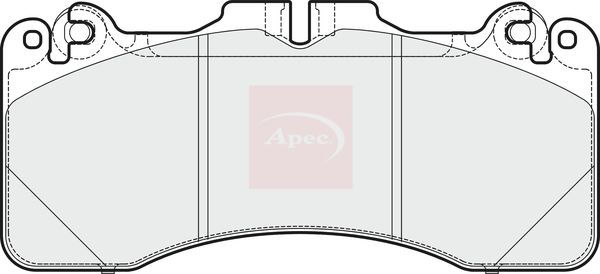 Apec PAD1766 Brake Pad Set, disc brake - 1