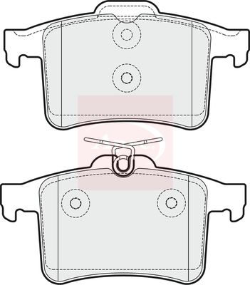 Apec PAD1768 Brake Pad Set, disc brake - 1