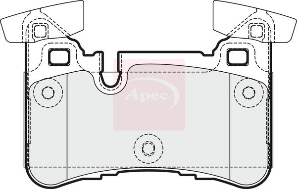 Apec PAD1769 Brake Pad Set, disc brake - 1