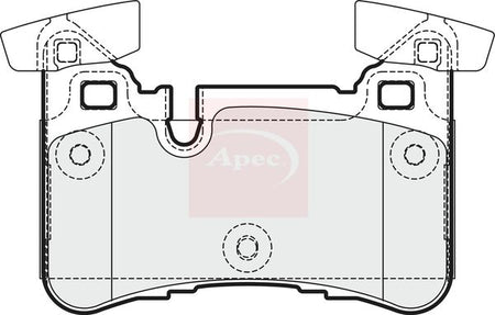 Apec PAD1769 Brake Pad Set, disc brake - 1