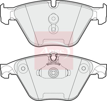 Apec PAD1774 Brake Pad Set, disc brake - 1
