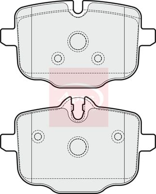 Apec PAD1779 Brake Pad Set, disc brake - 1