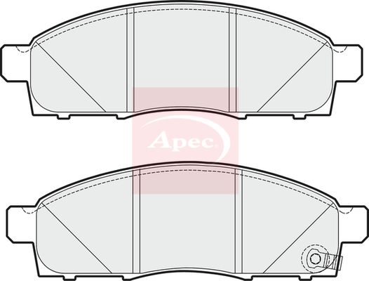 Apec PAD1780 Brake Pad Set, disc brake - 1