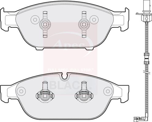 Apec PAD1784B Brake Pad Set, disc brake - 1