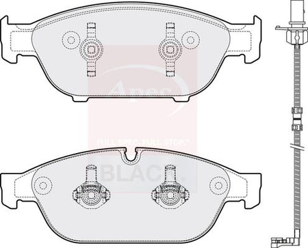 Apec PAD1784B Brake Pad Set, disc brake - 1