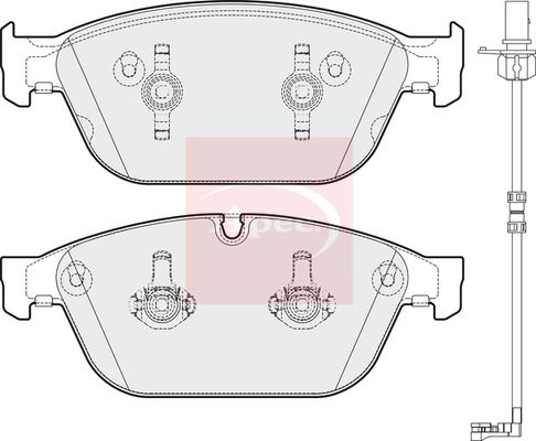 Apec PAD1785 Brake Pad Set, disc brake - 1