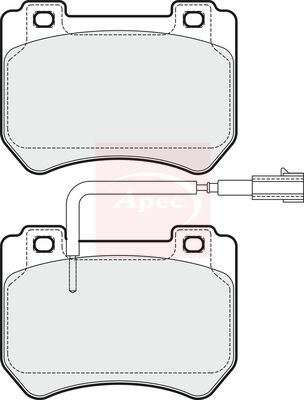 Apec PAD1786 Brake Pad Set, disc brake - 1