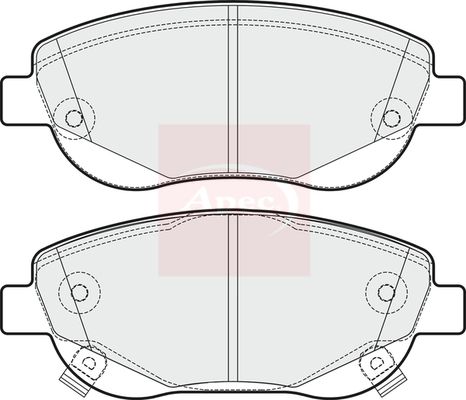 Apec PAD1788 Brake Pad Set, disc brake - 1