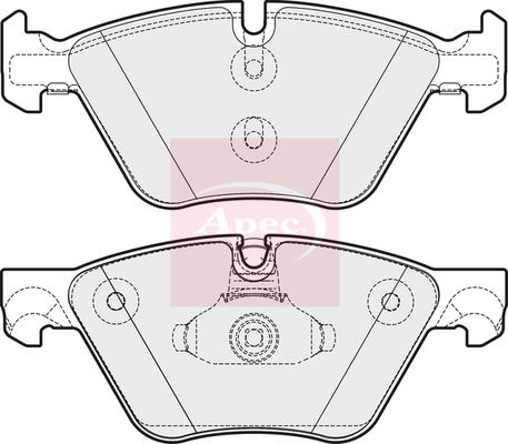 Apec PAD1789 Brake Pad Set, disc brake - 1