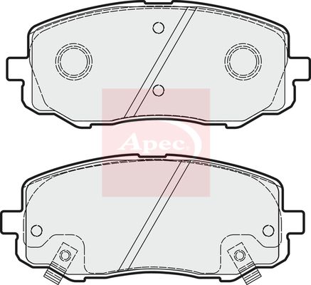 Apec PAD1792 Brake Pad Set, disc brake - 1