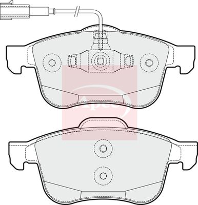 Apec PAD1794 Brake Pad Set, disc brake - 1