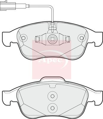Apec PAD1795 Brake Pad Set, disc brake - 1