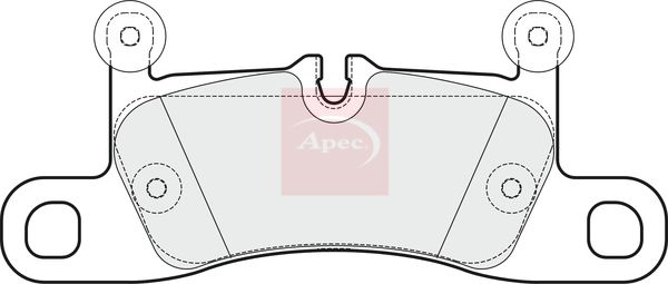 Apec PAD1796 Brake Pad Set, disc brake - 1