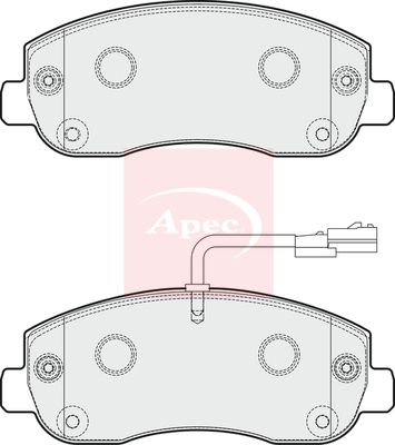 Apec PAD1797 Brake Pad Set, disc brake - 1