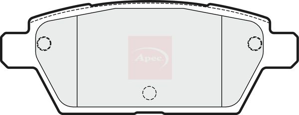 Apec PAD1802 Brake Pad Set, disc brake - 1