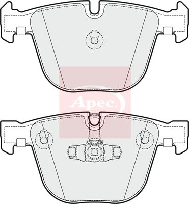 Apec PAD1803 Brake Pad Set, disc brake - 1