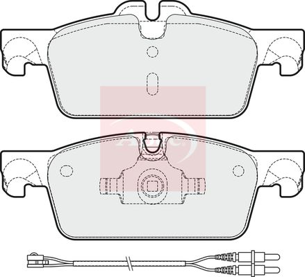 Apec PAD1806 Brake Pad Set, disc brake - 1