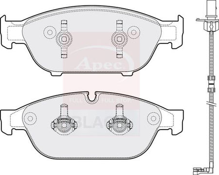 Apec PAD1810B Brake Pad Set, disc brake - 1