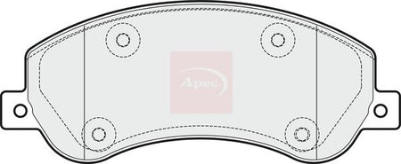Apec PAD1816 Brake Pad Set, disc brake - 1