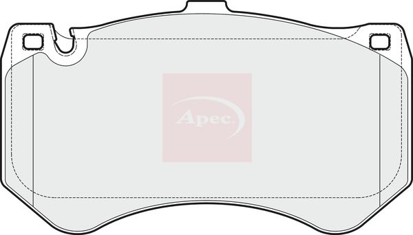 Apec PAD1820 Brake Pad Set, disc brake - 1