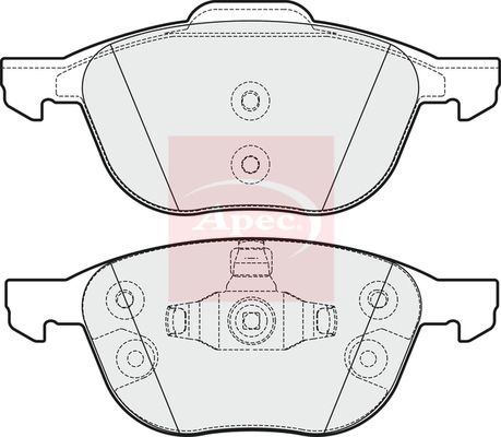Apec PAD1821 Brake Pad Set, disc brake - 1
