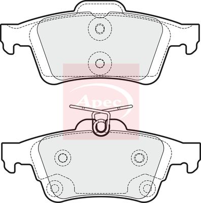 Apec PAD1822 Brake Pad Set, disc brake - 1
