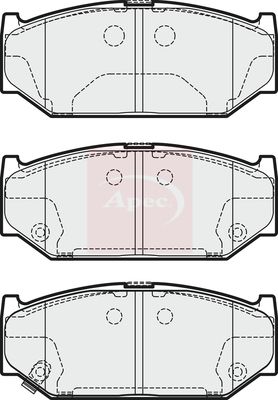 Apec PAD1823 Brake Pad Set, disc brake - 1