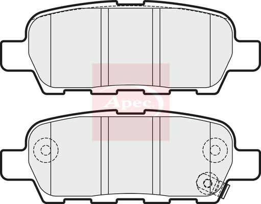 Apec PAD1826 Brake Pad Set, disc brake - 1