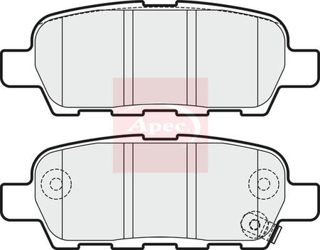 Apec PAD1826 Brake Pad Set, disc brake - 1