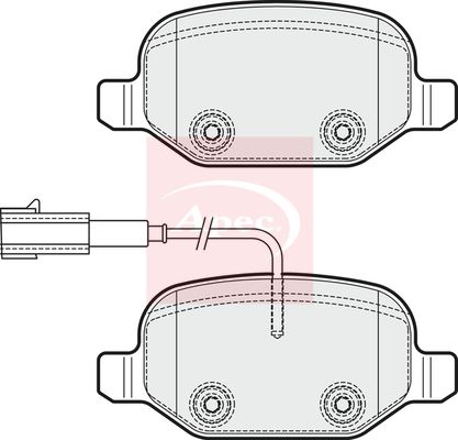 Apec PAD1831 Brake Pad Set, disc brake - 1