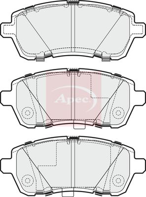 Apec PAD1835 Brake Pad Set, disc brake - 1