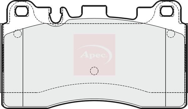 Apec PAD1837 Brake Pad Set, disc brake - 1