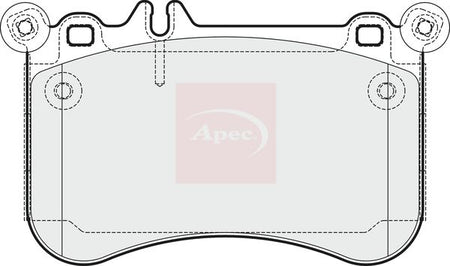 Apec PAD1838 Brake Pad Set, disc brake - 1