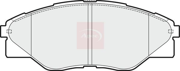 Apec PAD1839 Brake Pad Set, disc brake - 1