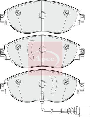 Apec PAD1844 Brake Pad Set, disc brake - 1