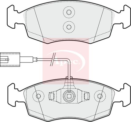 Apec PAD1845 Brake Pad Set, disc brake - 1