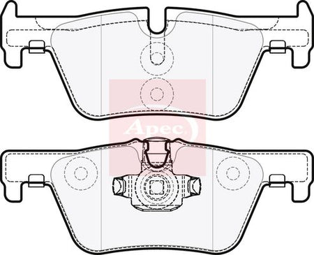 Apec PAD1850 Brake Pad Set, disc brake - 1