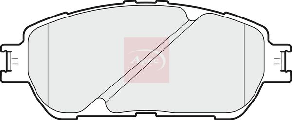 Apec PAD1852 Brake Pad Set, disc brake - 1