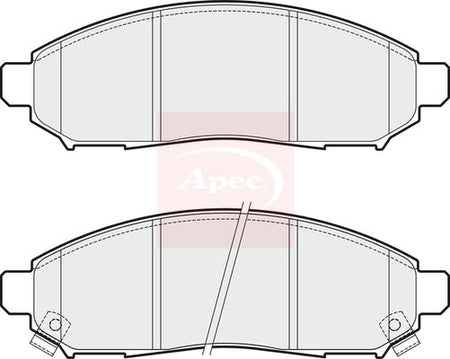 Apec PAD1867 Brake Pad Set, disc brake - 1