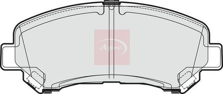 Apec PAD1869 Brake Pad Set, disc brake - 1