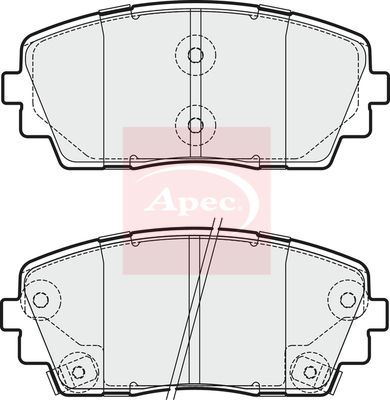 Apec PAD1877 Brake Pad Set, disc brake - 1