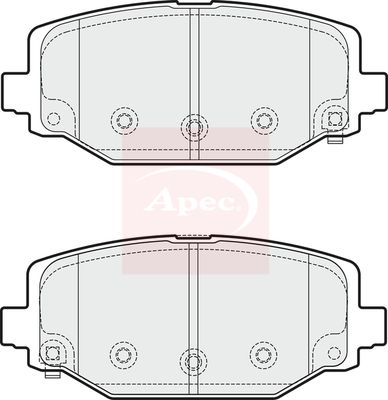 Apec PAD1879 Brake Pad Set, disc brake - 1