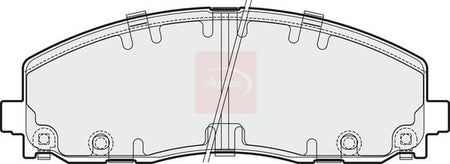 Apec PAD1880 Brake Pad Set, disc brake - 1