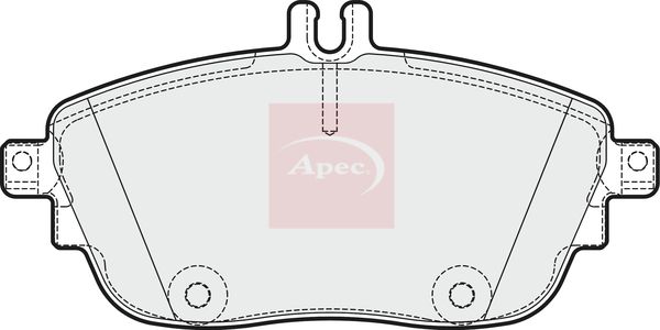 Apec PAD1881 Brake Pad Set, disc brake - 1