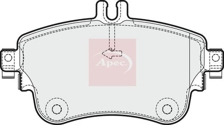 Apec PAD1882 Brake Pad Set, disc brake - 1