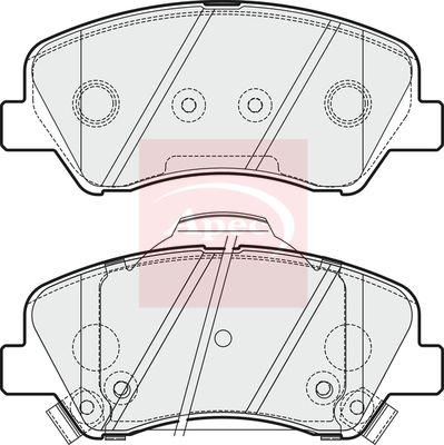 Apec PAD1883 Brake Pad Set, disc brake - 1