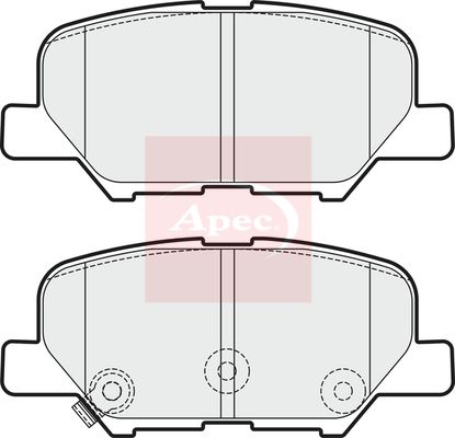 Apec PAD1890 Brake Pad Set, disc brake - 1