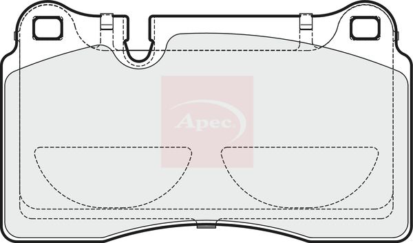 Apec PAD1891 Brake Pad Set, disc brake - 1